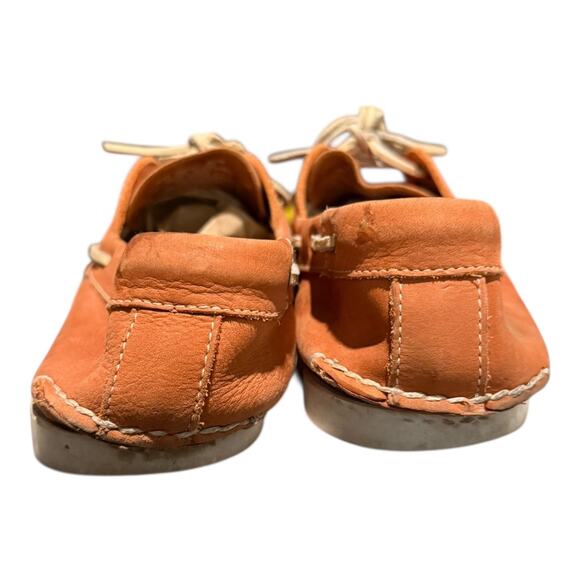 1901 Nordstrom Boat Shoes Orange Leather Men’s 10.5 M main image 7